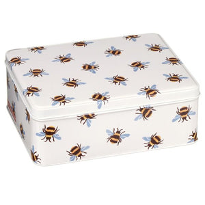 Emma Bridgewater Blue Winged Bumblebee Medium Shallow Tin