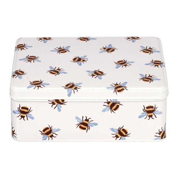 Emma Bridgewater Blue Winged Bumblebee Medium Shallow Tin
