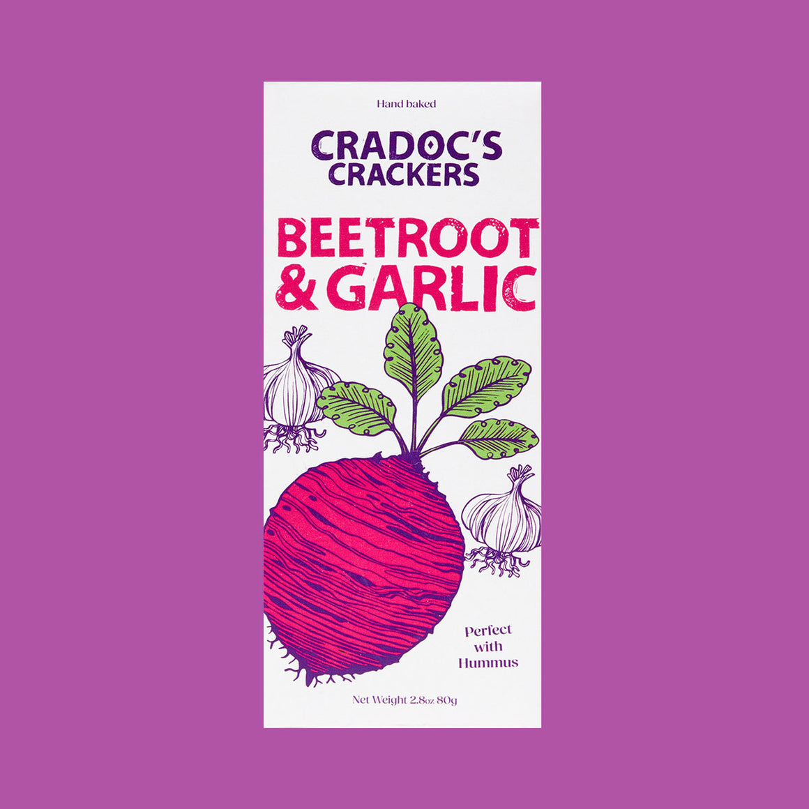 Cradoc's Beetroot & Garlic Cracker