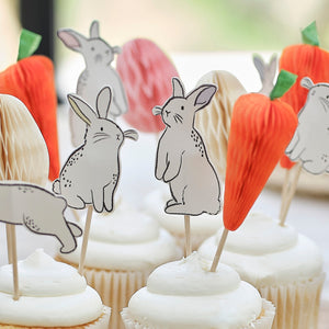 Ginger Ray Bunny Cupcake Toppers
