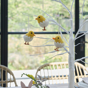 Ginger Ray Felt Chicks Hanging Decoration