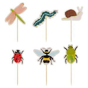 Ginger Ray Bugs Cupcake Toppers