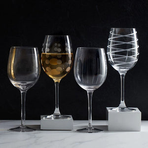 Creative Mikasa White Wine Glasses