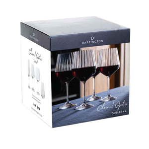 Dartington Cheers Optic Red Wine Glasses