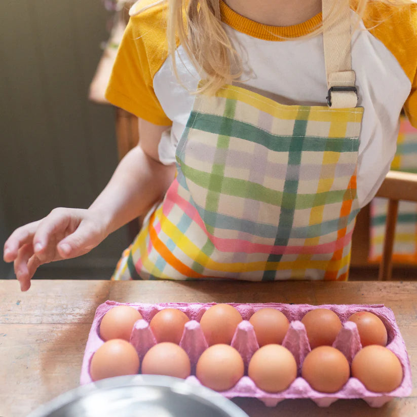 Plewsy Bright Gingham Children's Apron