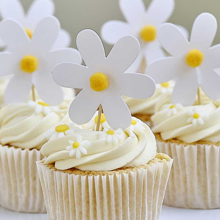 Ginger Ray Daisy Cake Toppers