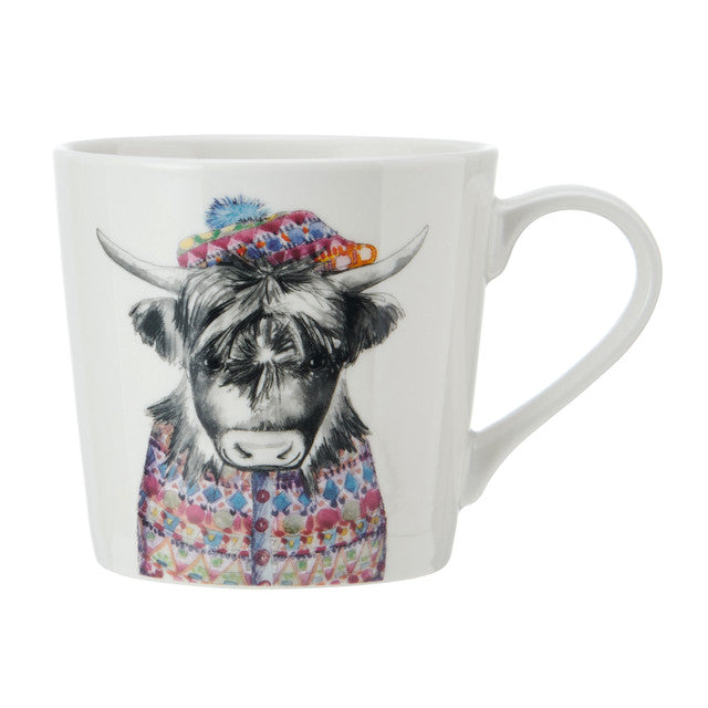 Creative Tipperleyhill Highland Cow Fine China Mug