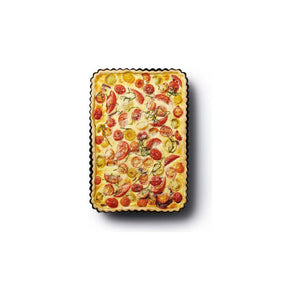MasterClass Non-Stick Loose Base Fluted Rectangular Flan/Quiche