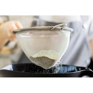 KitchenCraft Stainless Steel 18cm Fine Mesh Conical Sieve