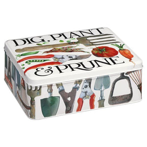 Emma Bridgewater Dig the Garden Deep Rectangular Tin