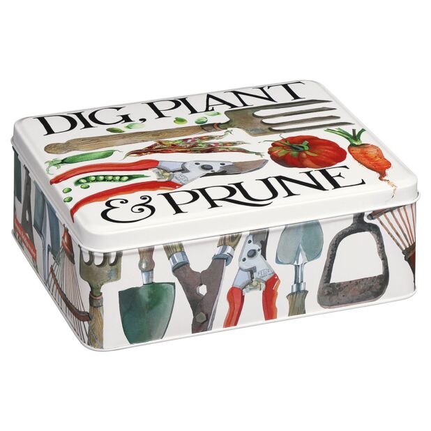 Emma Bridgewater Dig the Garden Deep Rectangular Tin