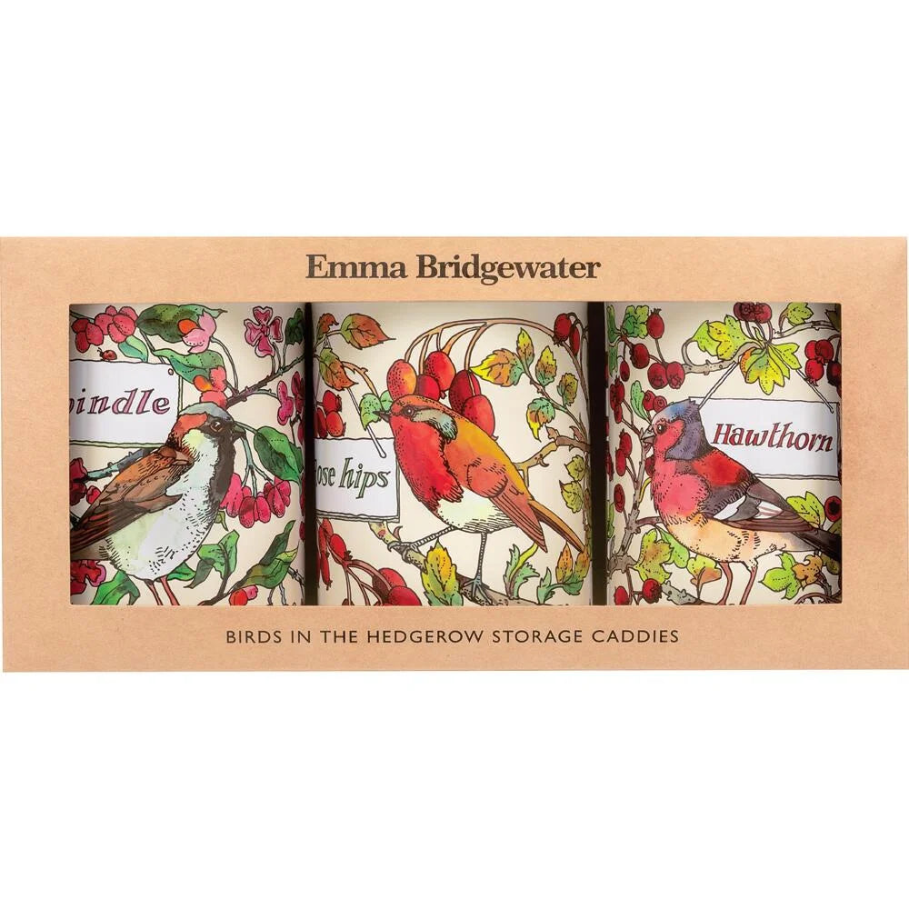 Emma Bridgewater Birds in the Hedgerow Caddie Set