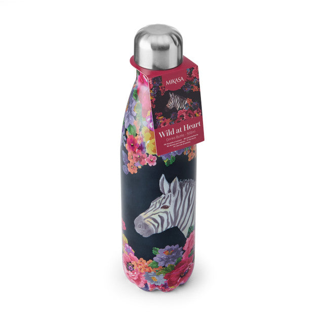 Creative Tops Mikasa Wild At Heart Zebra Bottle