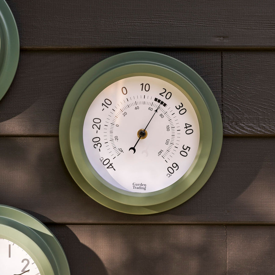 Garden Trading Tenby Thistle Green Thermometer