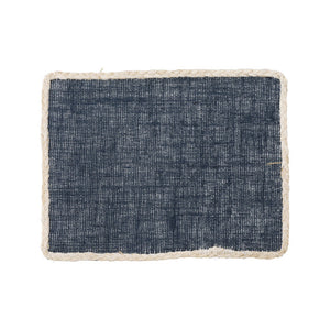 Creative Navy Rectangular Jute Placemats