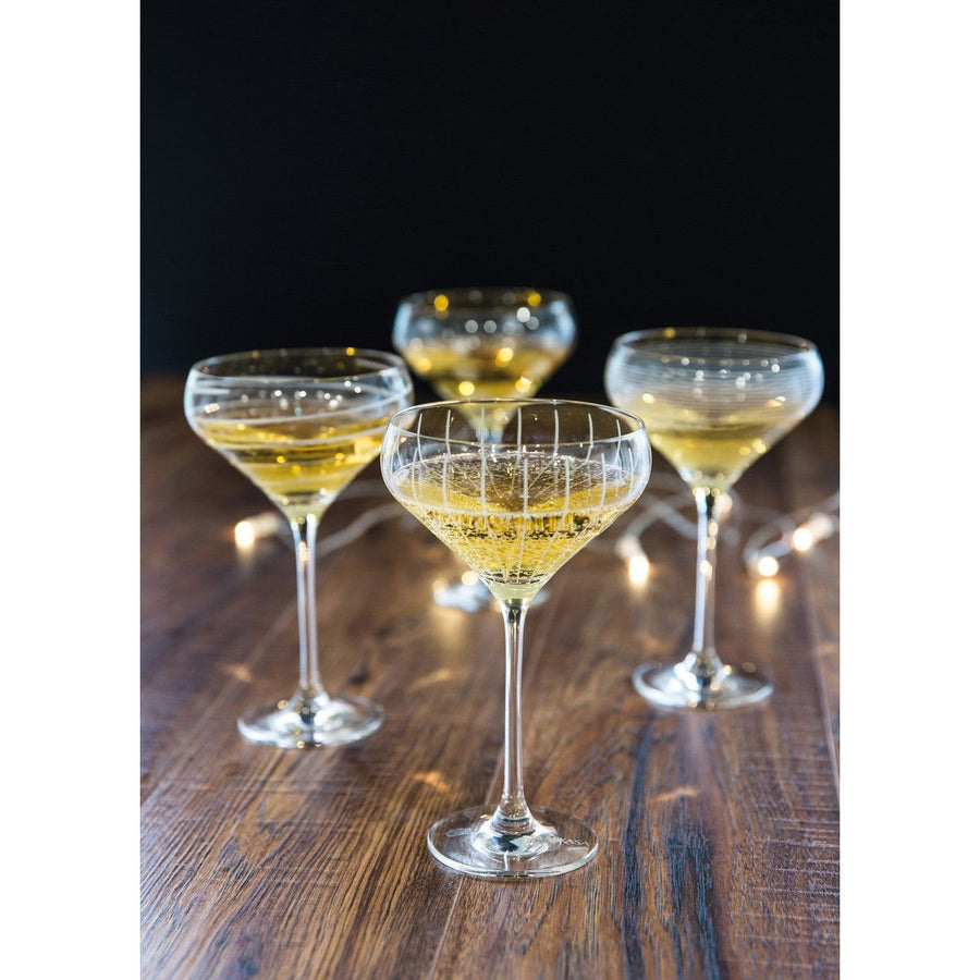 Creative Mikasa Champagne Saucers Set of 4