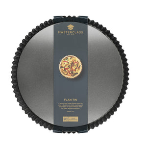 MasterClass Non-Stick 30cm/12" Loose Base Fluted Quiche/Flan Tin