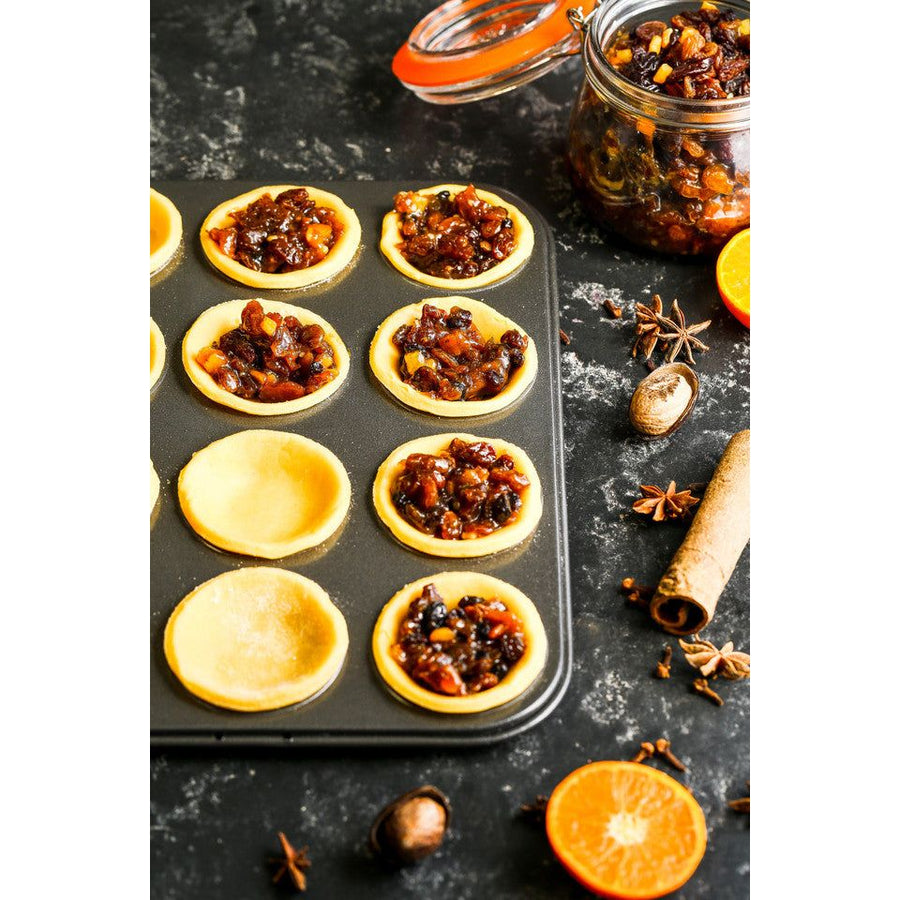 MasterClass Crusty Bake Non-Stick 12 Hole Shallow Baking Pan
