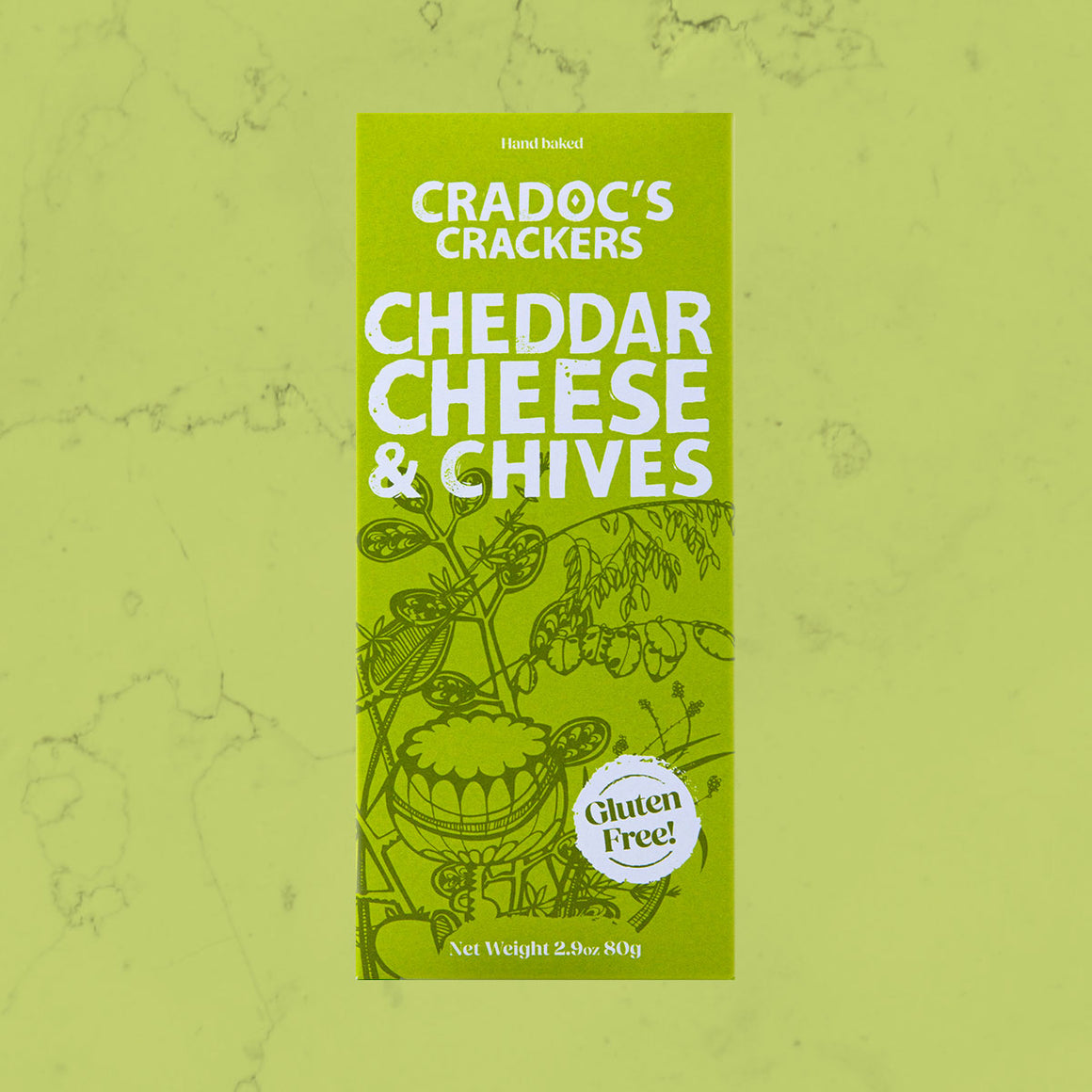 Cradoc's Gluten Free Oats Cheddar Cheese & Chive Cracker