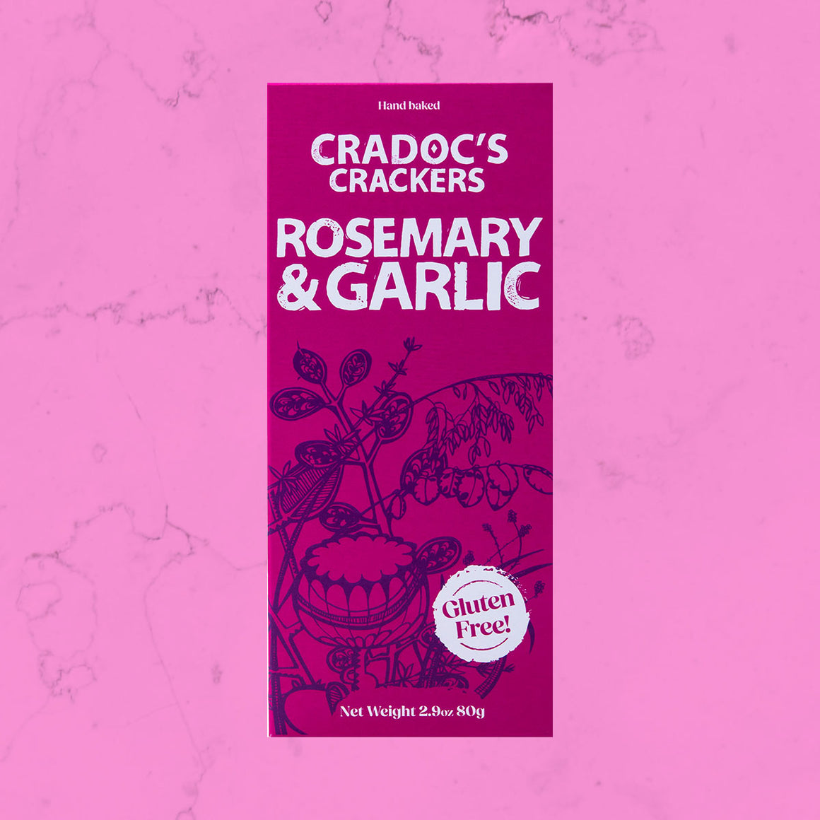 Cradoc's Gluten Free Rosemary & Garlic Cracker