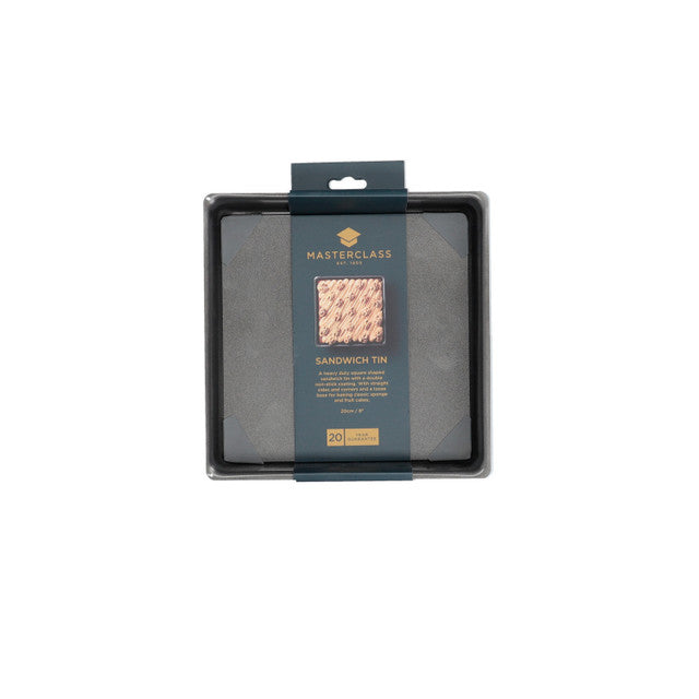 MasterClass Non-Stick 20cm Square Sandwich Pan