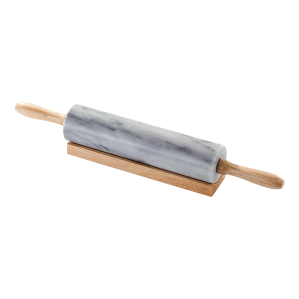 Judge Marble Rolling Pin On Stand