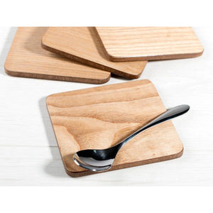 Creative Tops Oak Veneer Set of 4 Coasters