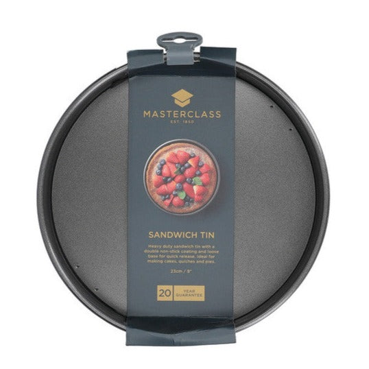 MasterClass Non-Stick 23cm/9" Loose Base Sandwich Pan