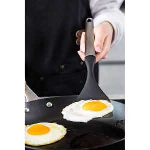 MasterClass Soft Grip Stainless Steel 34cm Slotted Turner