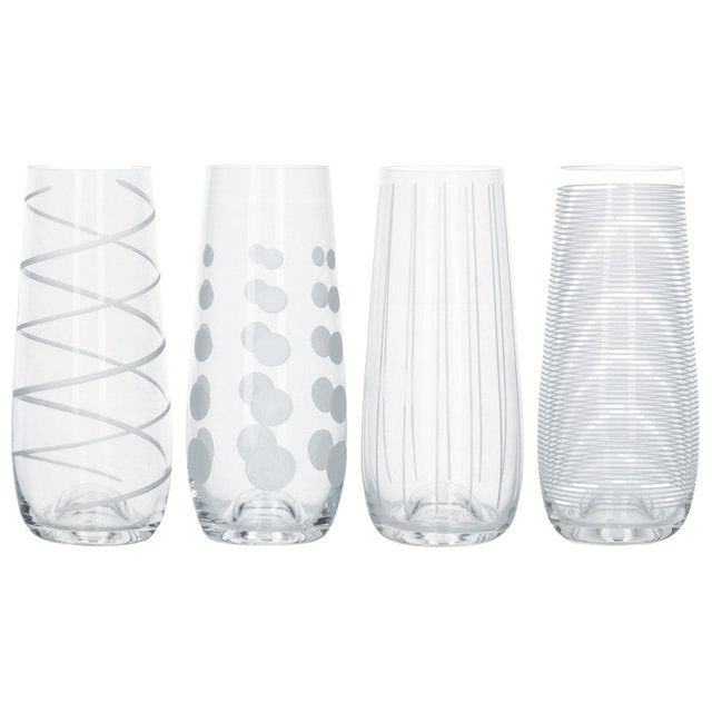 Creative Set Mikasa Cheers Stemless Flutes