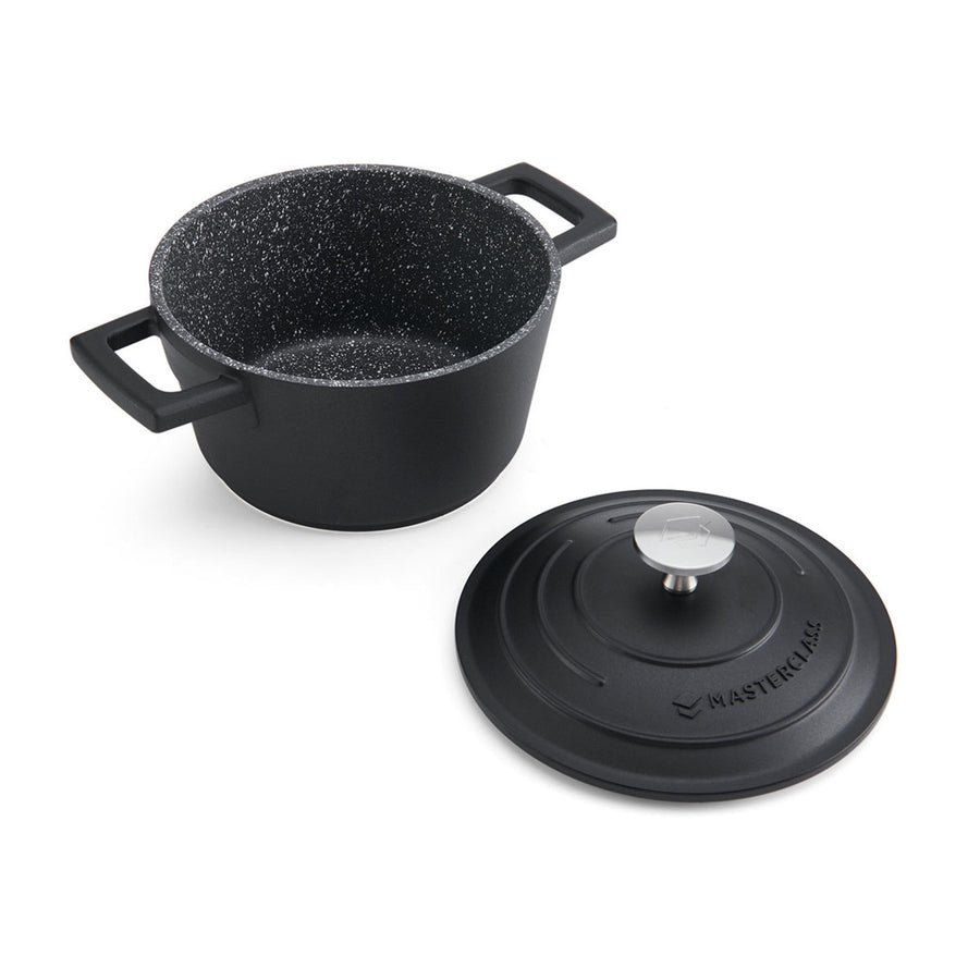 MasterClass Cast Aluminium 16cm Black Casserole