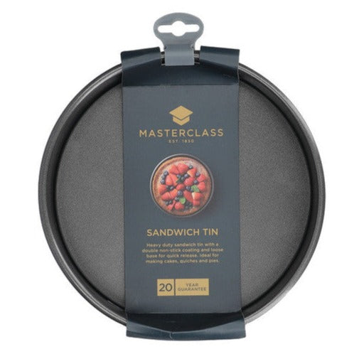 MasterClass Non-Stick 20cm/8" Loose Base Sandwich Pan