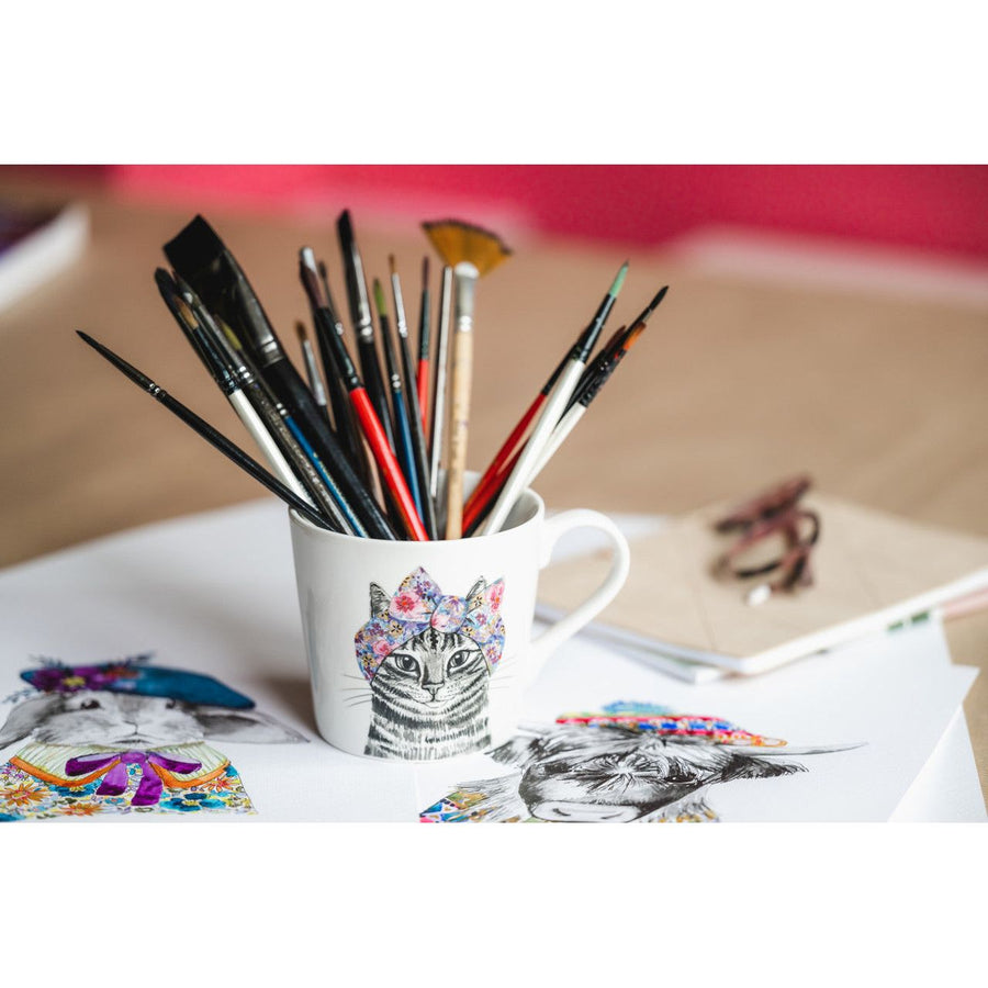Creative Tipperleyhill Cat Fine China Mug