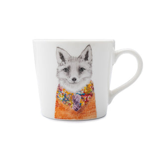 Mikasa Tipperleyhill Fox Print Fine China Mug
