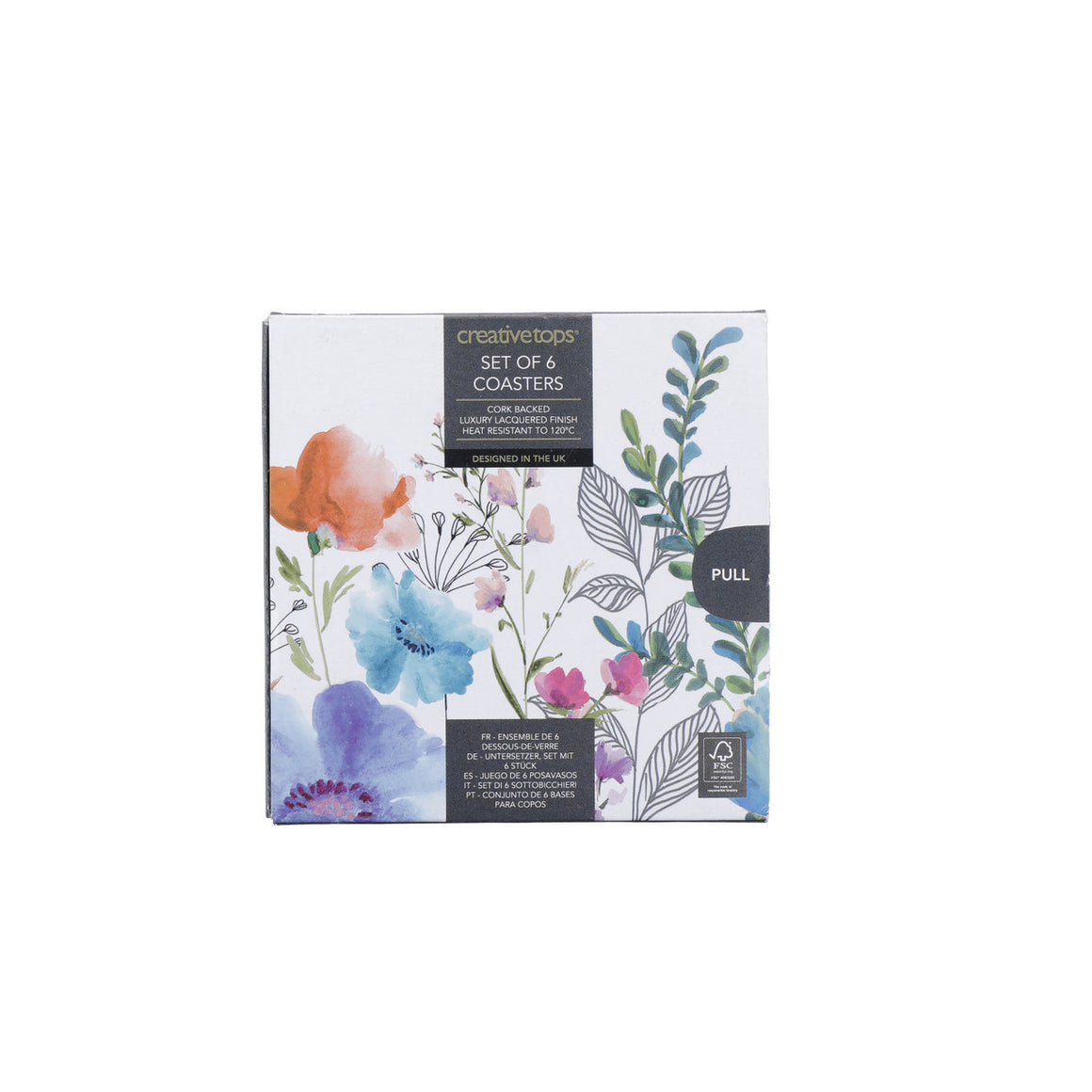 Creative Tops Meadow Floral Coasters
