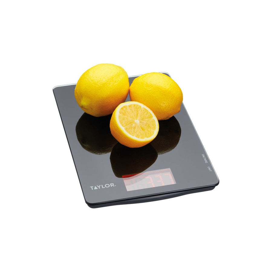 Taylor Pro Black Glass Digital Dual 5Kg Kitchen Scale