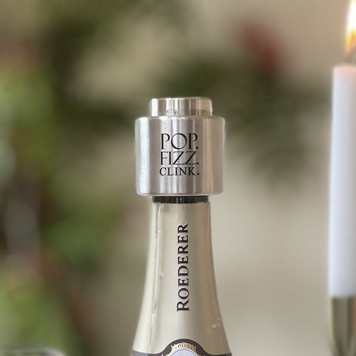 Just Slate Prosecco Vacuum Bottle Stopper