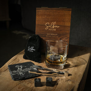 Just Slate Golf Drinks Set