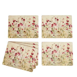 Creative Tops Wild Field Poppy Set of 6 Place Mats