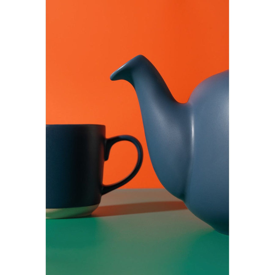La Cafetiere Navy 1.2 Litre Ceramic Teapot
