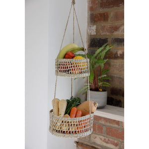 KitchenCraft Natural Elements 2 Tier Plant Hanger