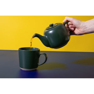 La Cafetiere Green 600ml Ceramic Teapot
