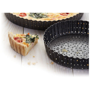 MasterClass Crusty Bake Non-Stick 30cm Fluted Round Flan