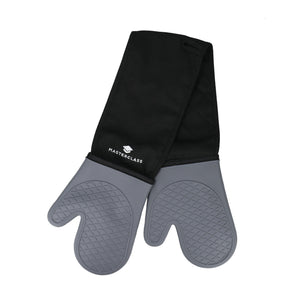 MasterClass Grey Silicone Double Oven Gloves
