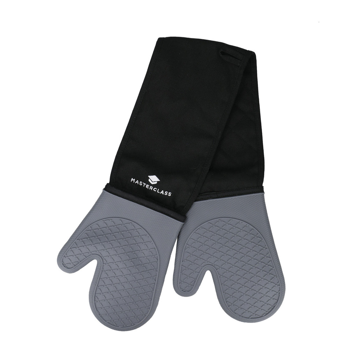 MasterClass Grey Silicone Double Oven Gloves