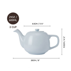 La Cafetiere Sky Blue 600ml Ceramic Teapot