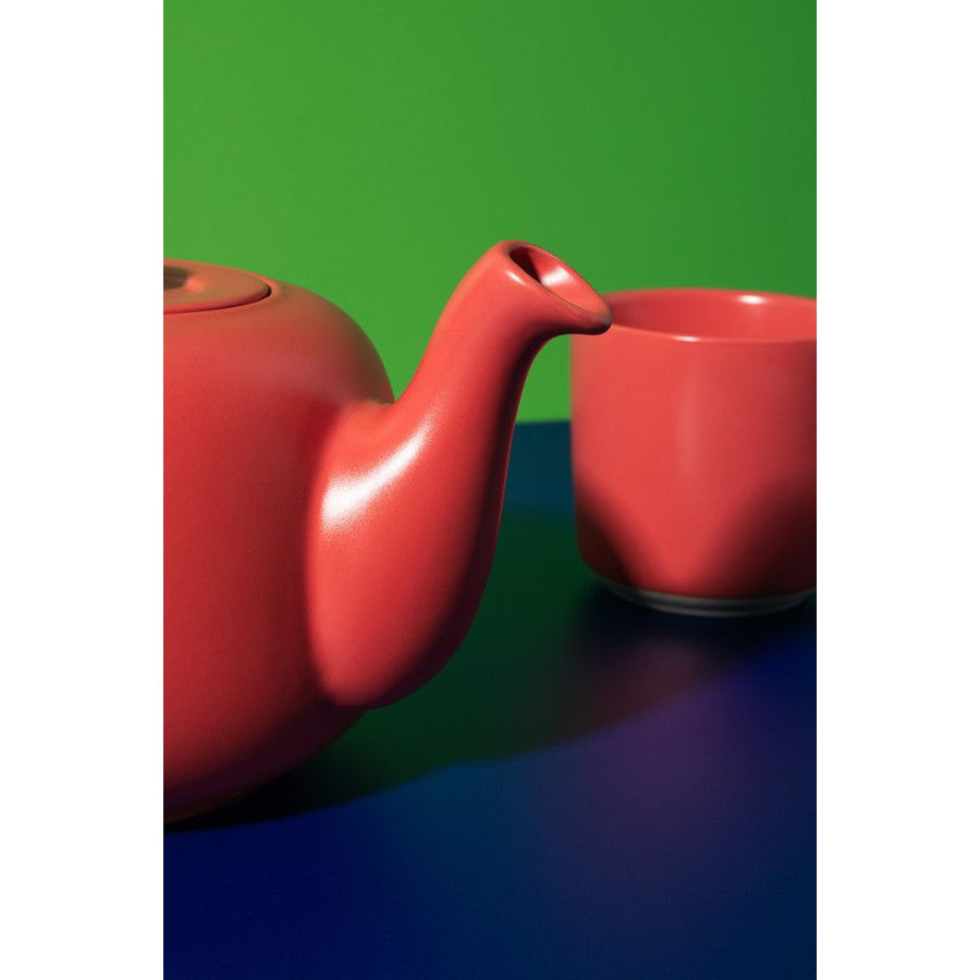 La Cafetiere Red 1.2 Litre Ceramic Teapot