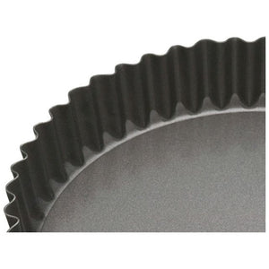 MasterClass Non-Stick 20cm/8" Loose Base Fluted Quiche/Flan Tin