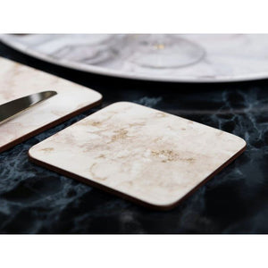 Creative Tops Set of Grey Marble Effect Coasters