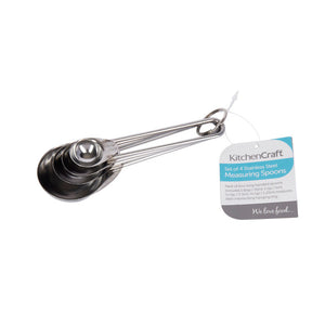KitchenCraft Stainless Steel Measuring Spoons
